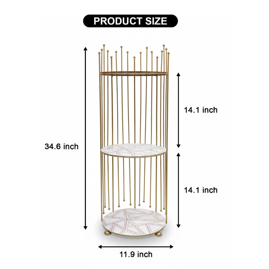 Royal Crown 3-Layer Display Tower