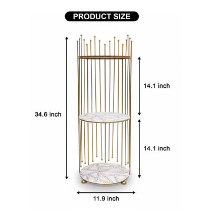 Royal Crown 3-Layer Display Tower